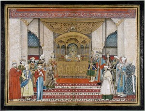 Court of the Mughal Emperor at Darbar by Asian Curator at the San Diego Museum