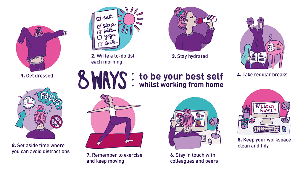 8 Ways to be your best self whilst working from home