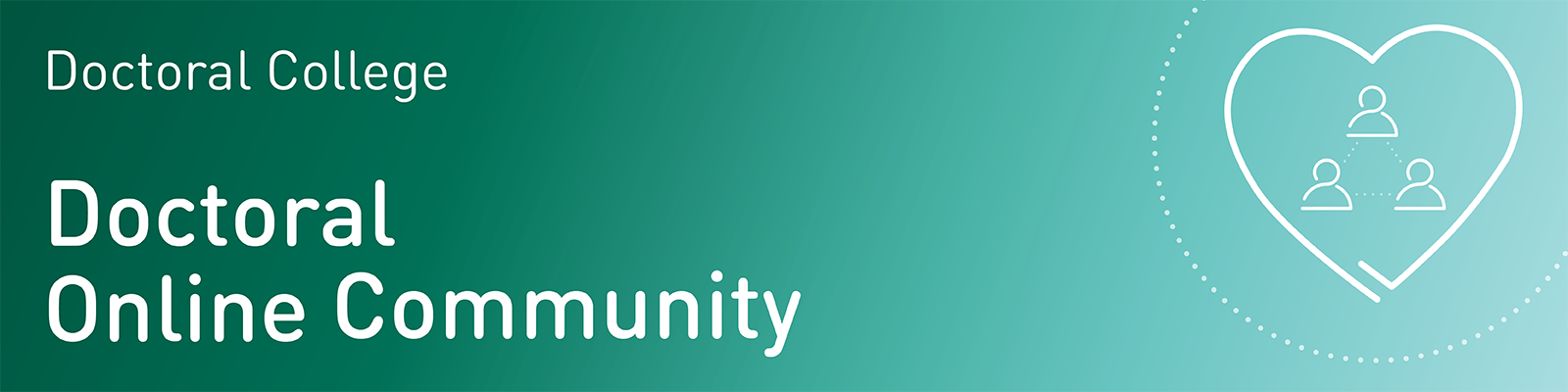 Doctoral Online Community banner