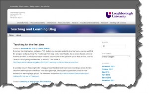 Teaching and learning blog