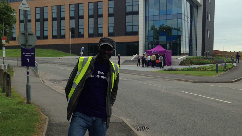 David at the 2017 summer Loughborough University Open Day