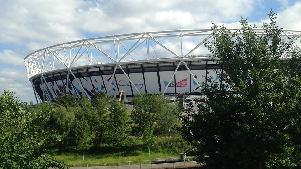 London Stadium in the Queen Elizabeth Olympic Park