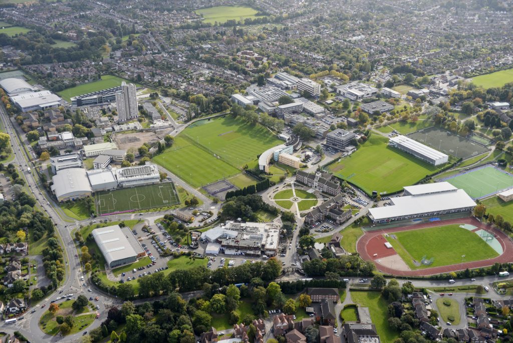 Loughborough University Campus Aerial Views - October 2012