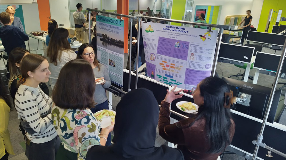 Poster exhibition at the Development and Social Change Symposium 2023
