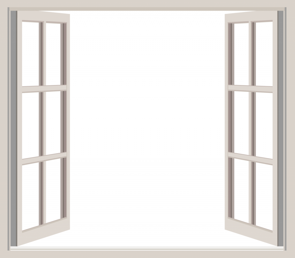 An open window to white space