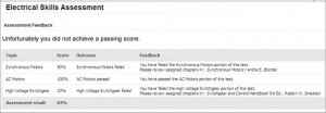Screenshot of topic based feedback in QMP