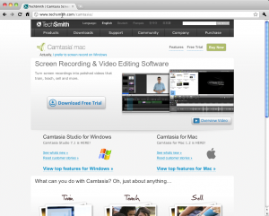 Camtasia webgrab