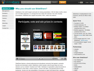 SlideShare screenshot